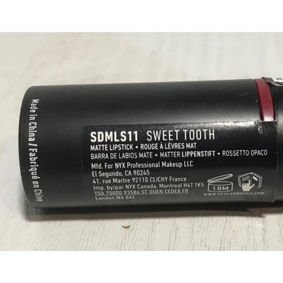 NYX Suede Matte Lipstick Shade: Sweet Tooth. 0.12 Oz - Picture 3 of 4